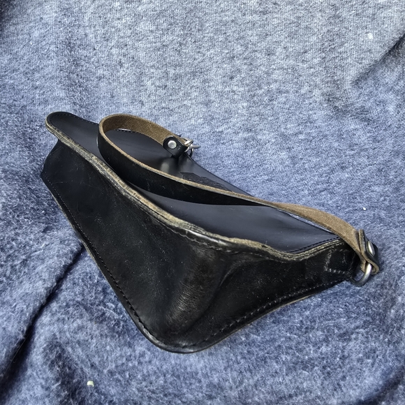 Harley-Davidson Mini Bag Vintage Hard LEATHER! - Picture 6 of 10